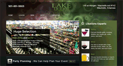 Desktop Screenshot of lakeliquorar.com